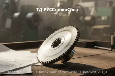 Передняя бабка 16р25в. Колесо зубчатое 16р25в.20.231_3 - фото оборудования ТД РУССтанкоСбыт