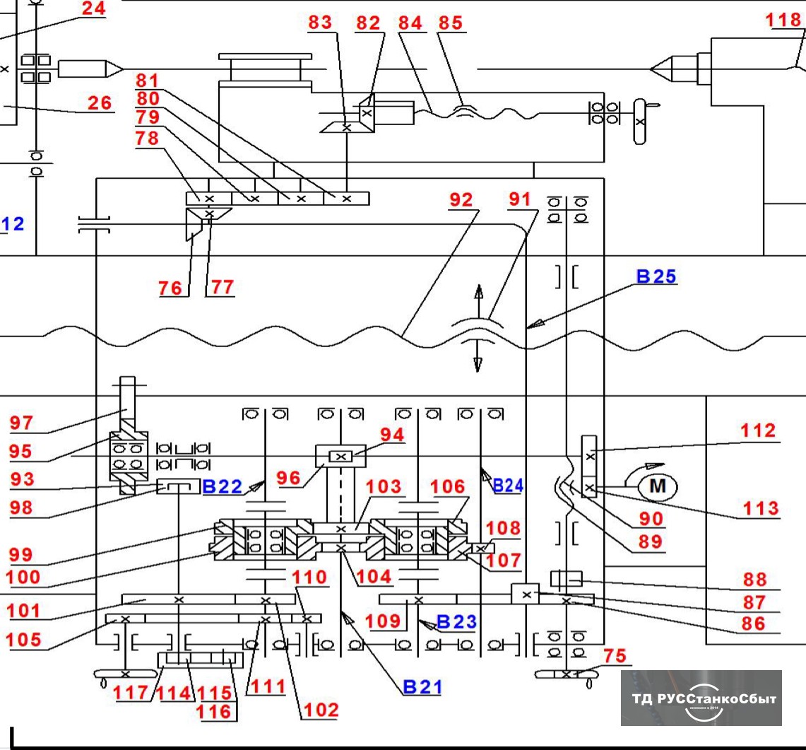 Вал 1М63.61.162 - фото 2