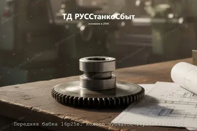 Передняя бабка 16р25в. Колесо зубчатое 16р25в.20.231_2 - фото оборудования ТД РУССтанкоСбыт