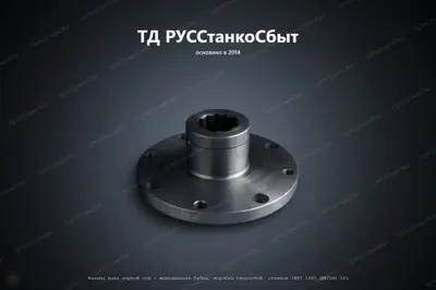 Фланец вала первой оси - шпиндельная бабка, коробка скоростей станков 1М65 1Н65 ДИП500 165 - фото оборудования ТД РУССтанкоСбыт