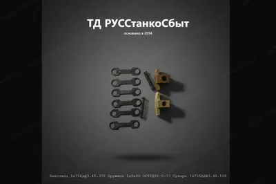 Пластина 1П756ДФ3.40.378, Пружина 1х8х40 ОСТ2Д81-5-73, Сухарь 1П756АДФ3.40.108 для 1П756ДФ3 - фото оборудования ТД РУССтанкоСбыт